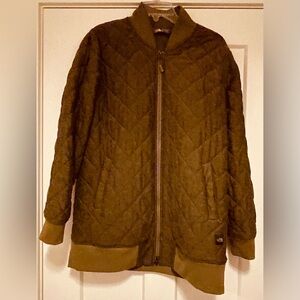 The North Face Quilted Olive Green Jacket